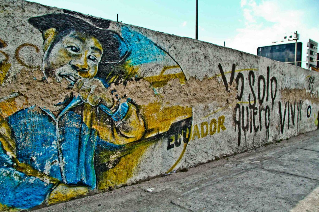 Latin America Travel Photography by Jamie Killen: I just want to live and travel Quito Ecuador Street Art