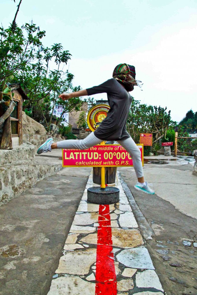 Latin America Travel Photography by Jamie Killen: Jumping Hemispheres at La Mitad del Mundo