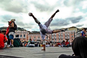 Latin America Travel Photography by Jamie Killen: El Miguel Iwias Crew Break Dance - Centro Historico - Quito, Ecuador